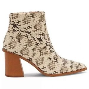 1. State Kelte Roccia Snake Skin Ankle Boot, 7